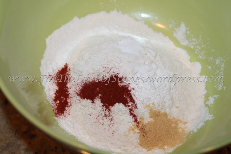 Whisk together the dry ingredients.