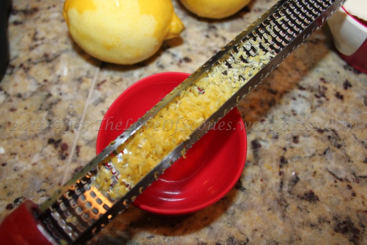 Zest two of the lemons.