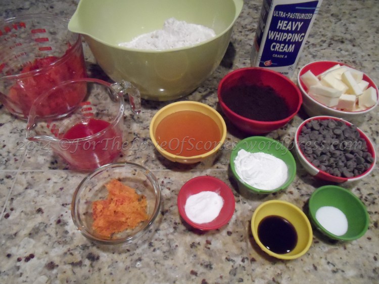 Measure out your ingredients. This is a more complicated recipe than I usually make.