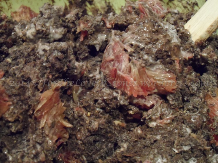 Add heavy whipping cream until your dough comes together with only a few dry bits.