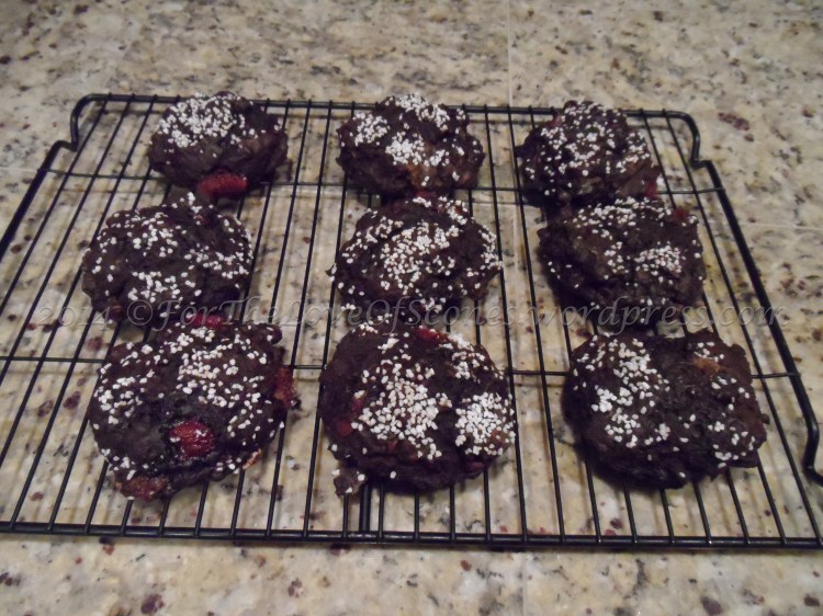 Bake until a cake tester comes out clean. Let cool for 5 minutes on the baking sheet, then transfer to a cooling rack to cool completely.