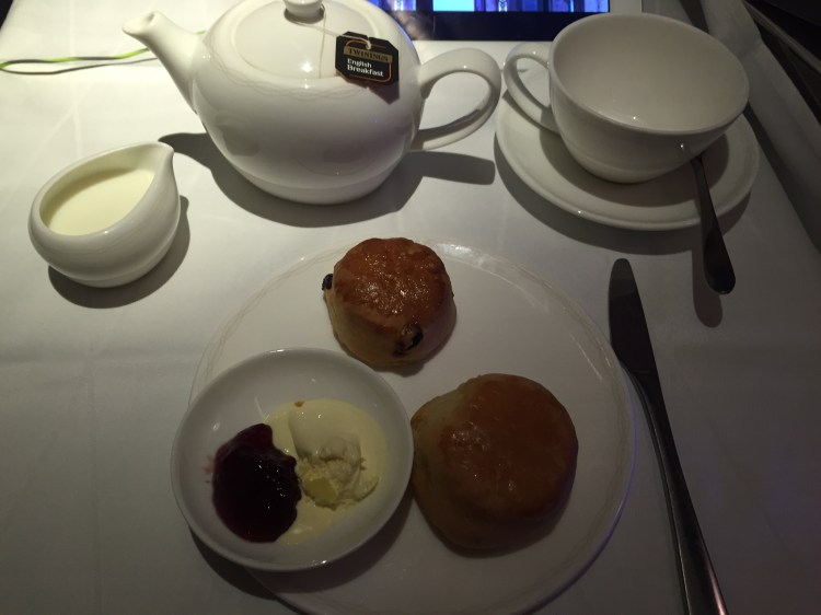 Yes. I cheated. Cream tea for one, please!  Milk for my tea, personal-sized tea pot, jam and clotted cream for my scones. Perfection.  Now, I need to buy myself one of these personal-sized tea pots. Seriously.